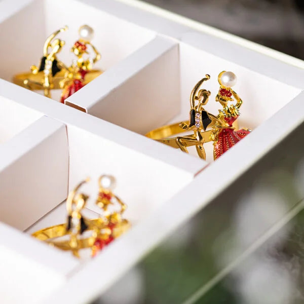 Dancing Couple Napkin Rings
